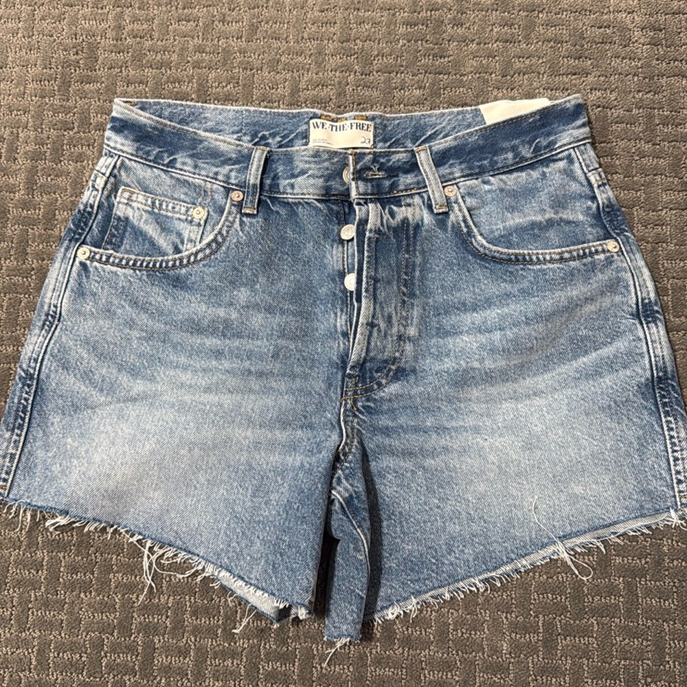 Free people We the free ivy mid rise shorts